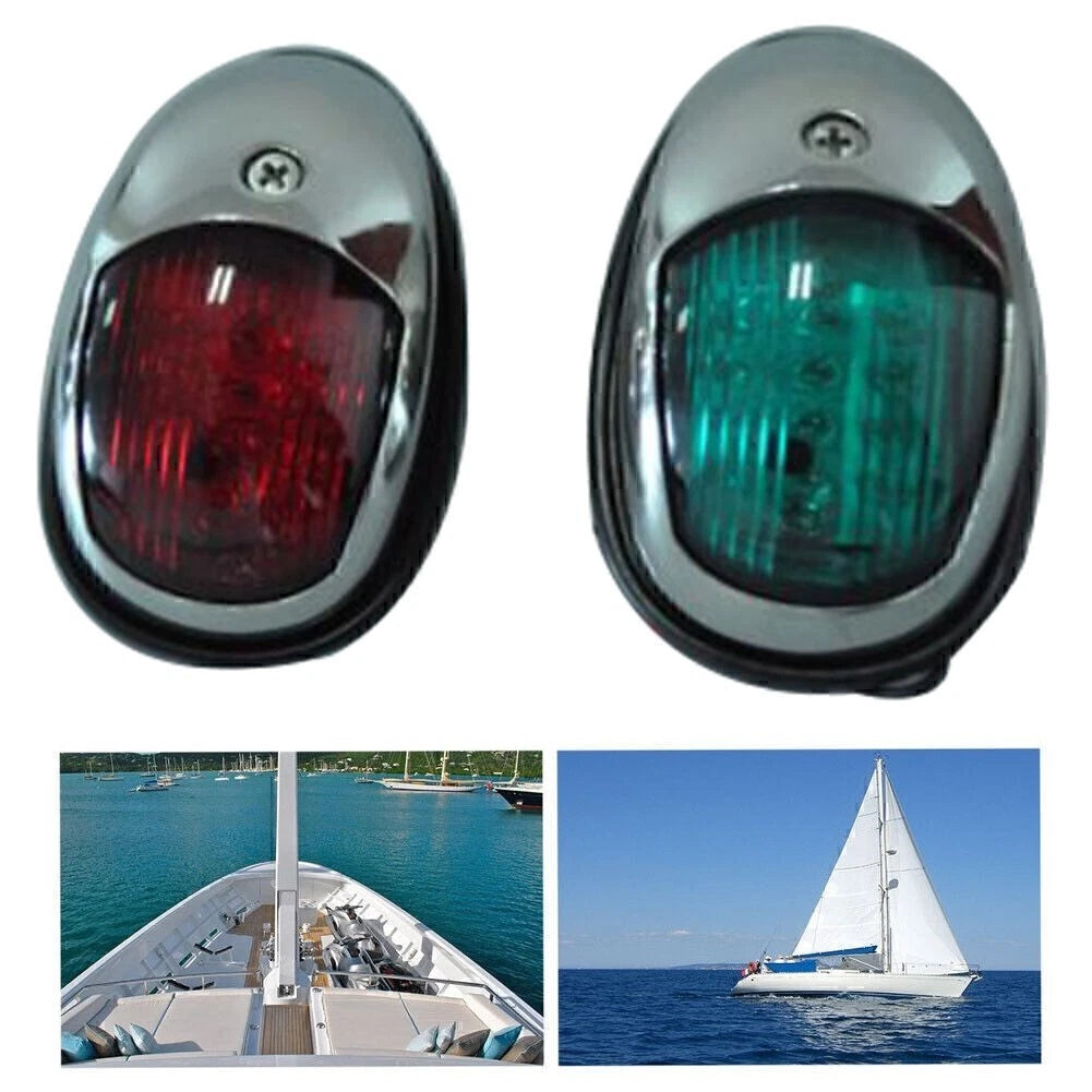 LED Navigation Lights  Stainless Steel Housing for Marine/Boat