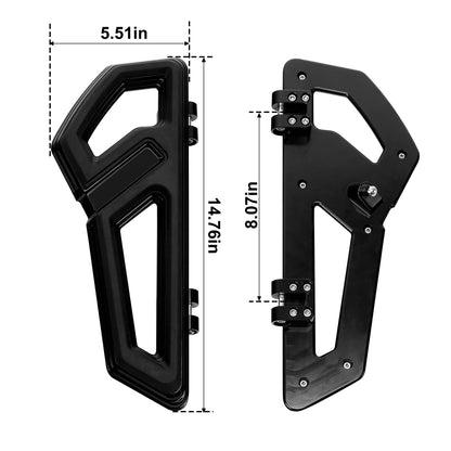 Rider & Passenger Floorboards for Harley Touring Road Glide (1993-2025)