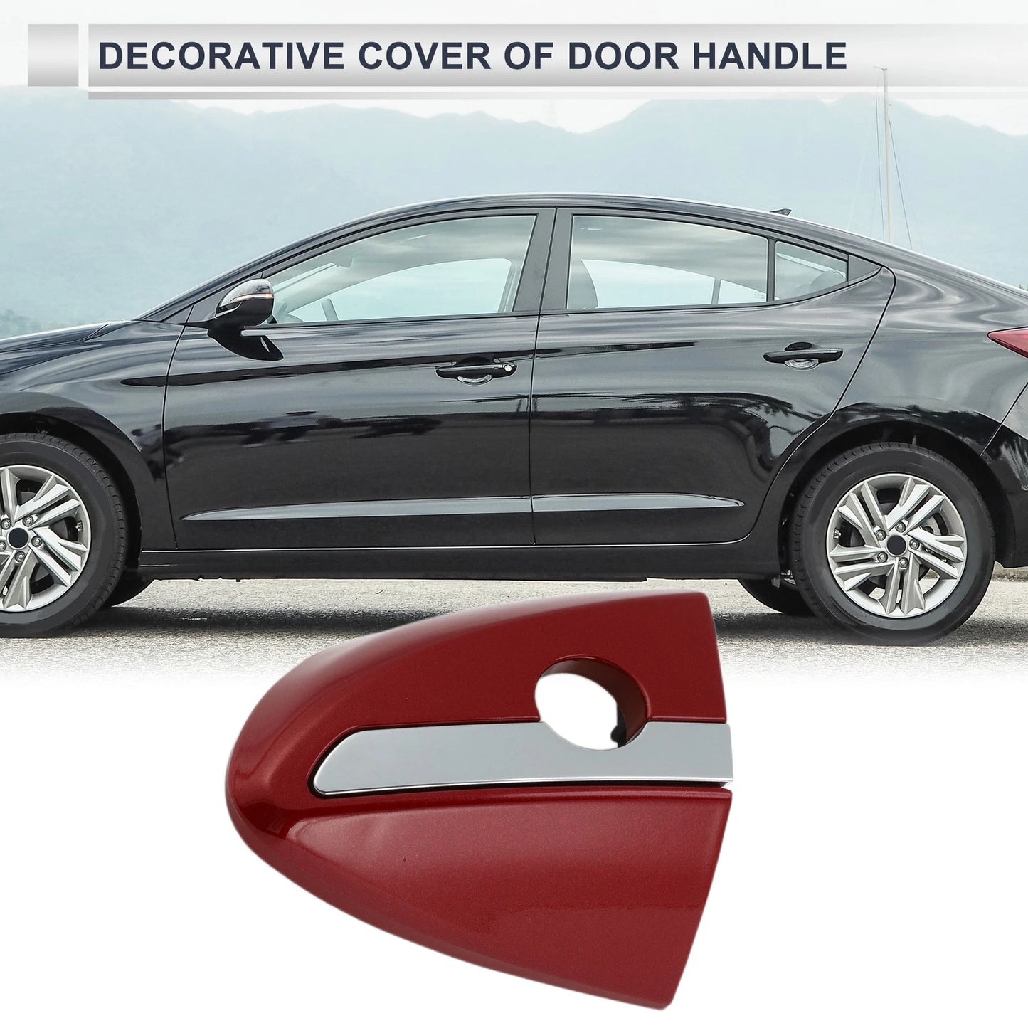 Front Left Door Handle Lock Cylinder Cover for Toyota Corolla (2014–2018)