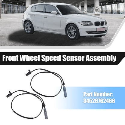 2 x Rear Left Right ABS Wheel Speed Sensors for BMW 125i (2004-2013)