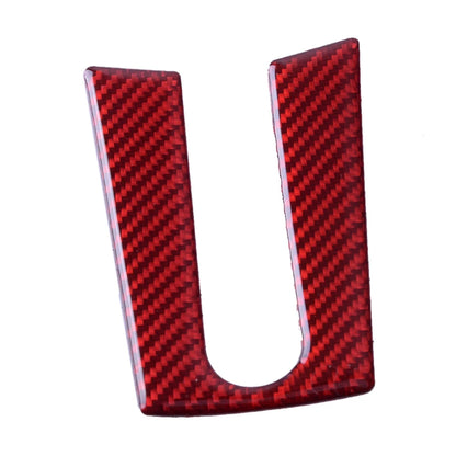 Red Carbon Fiber Steering Wheel Cover Trim for 2005-2009 Ford Mustang