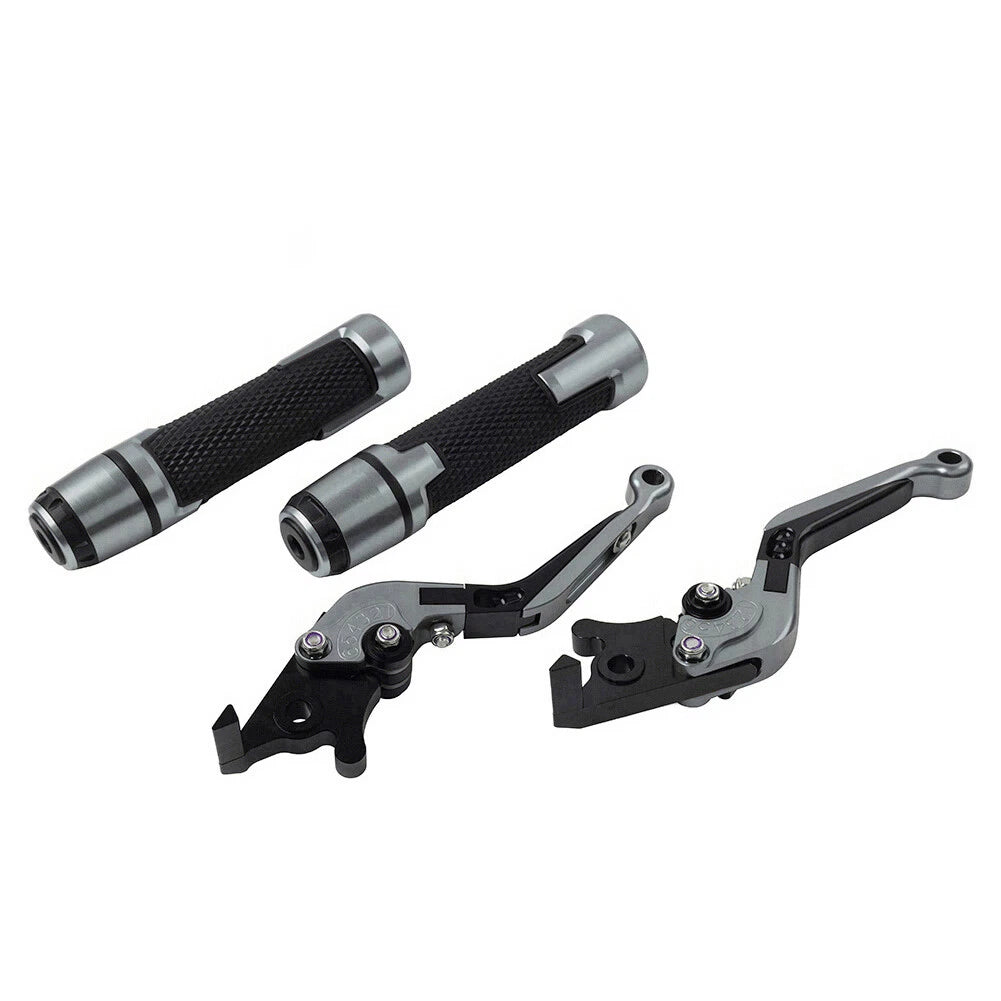 Folding Titanium Brake Clutch Lever Grip Set for Yamaha FJR XJR 1300 (2001-2018)