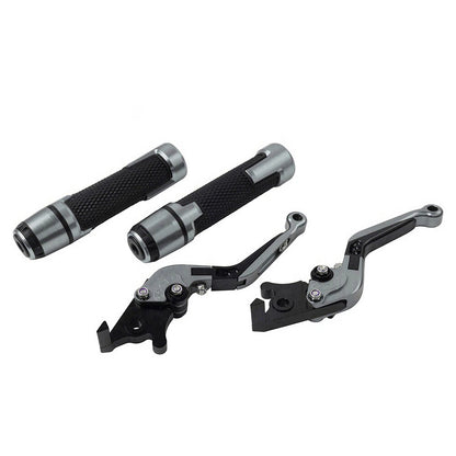 Folding Titanium Brake Clutch Lever Grip Set for Yamaha FJR XJR 1300 (2001-2018)