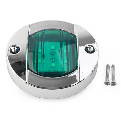 24V Green LED Side Marker Lights for Truck Trailer RV Boat
