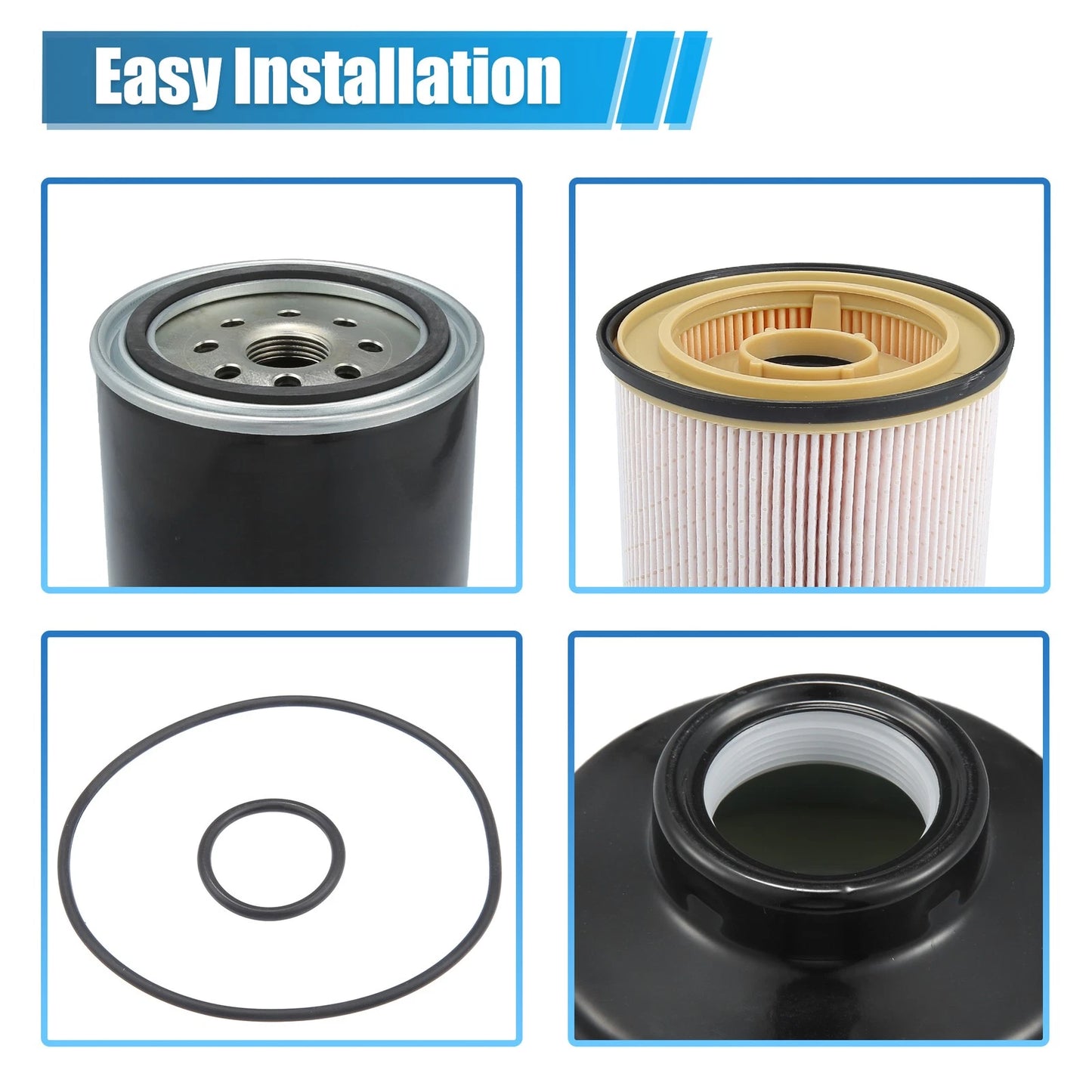 6x Fuel Filter Water Separator for Dodge Ram 2500/3500/4500/5500