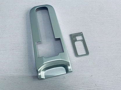 Steel Matte Gear Shift Box Panel Lid Cover Trim for 2023-2024 Toyota Prius 2 x