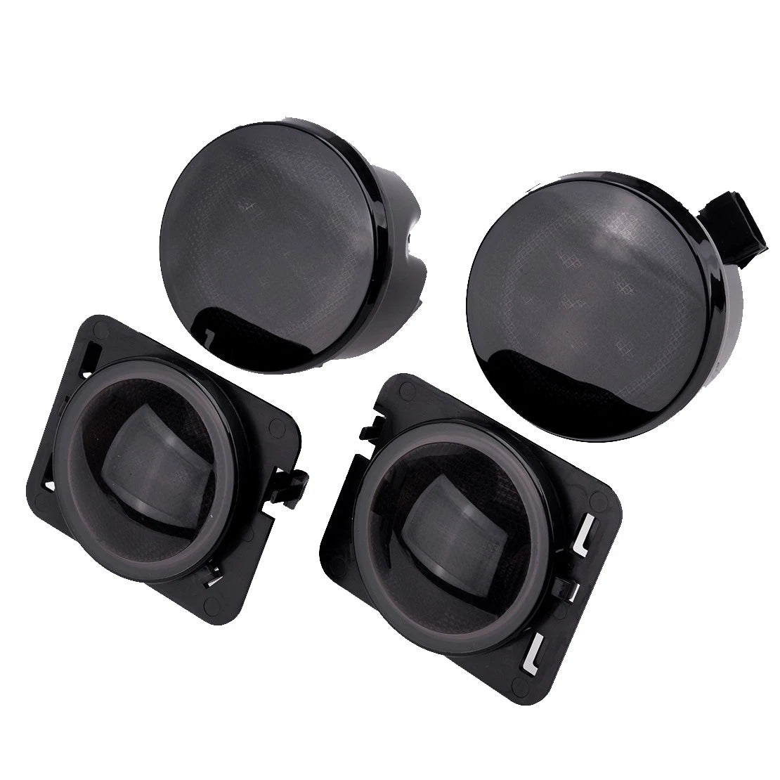 Smoked LED Side Marker &  Turn Signal Lights for Jeep Wrangler (2007-2018)