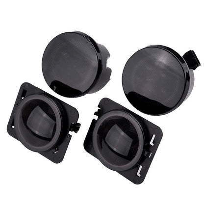 Smoked LED Side Marker &  Turn Signal Lights for Jeep Wrangler (2007-2018)