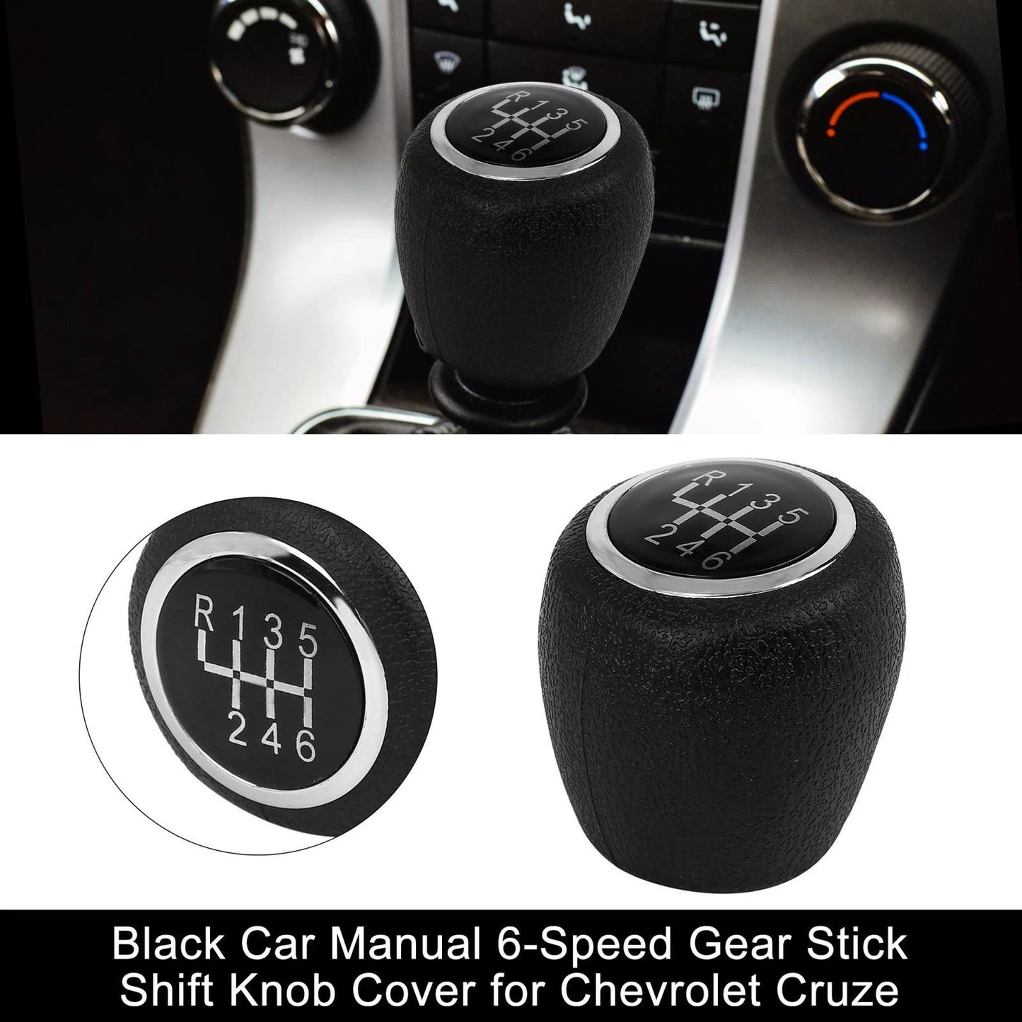 6-Speed Gear Stick Shift Knob Cover for Chevrolet Cruze (2008 - 2014)