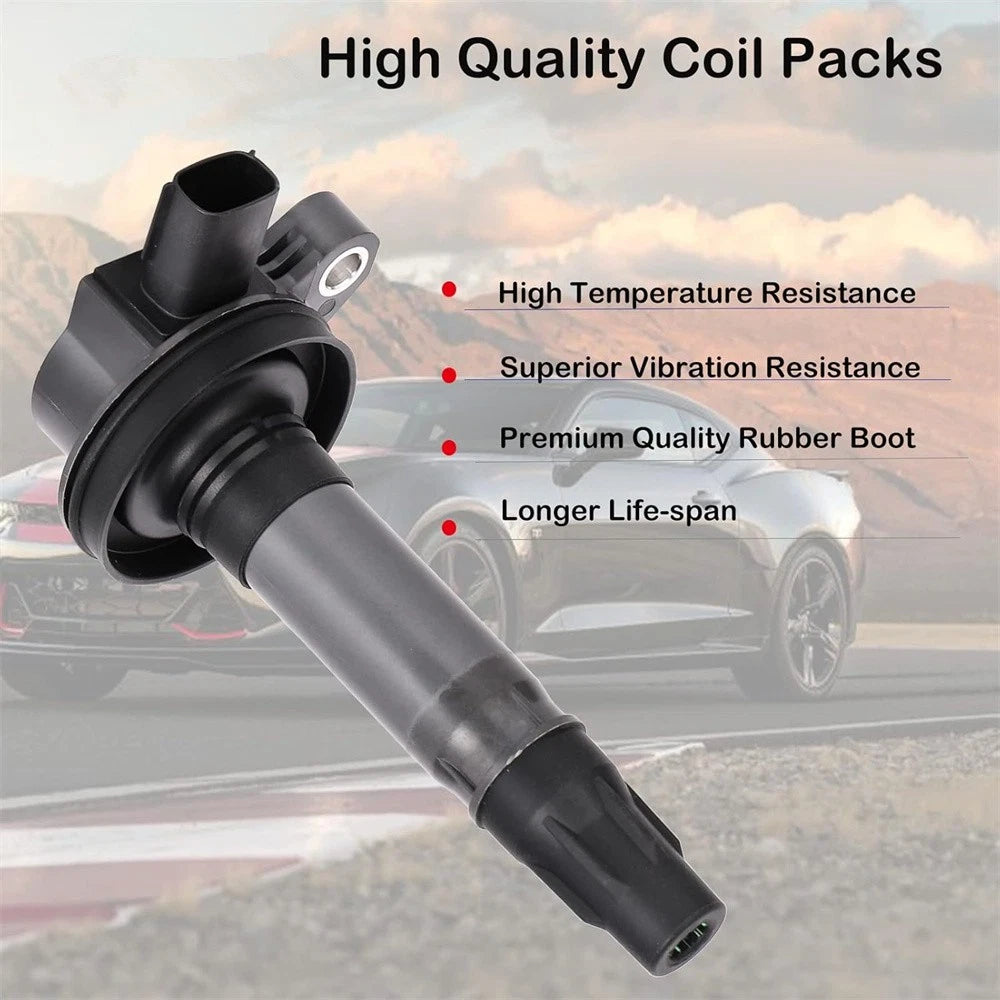 6 x Ignition Coils & Spark Plugs for Ford Edge Explorer Lincoln MKS (2007-2019)