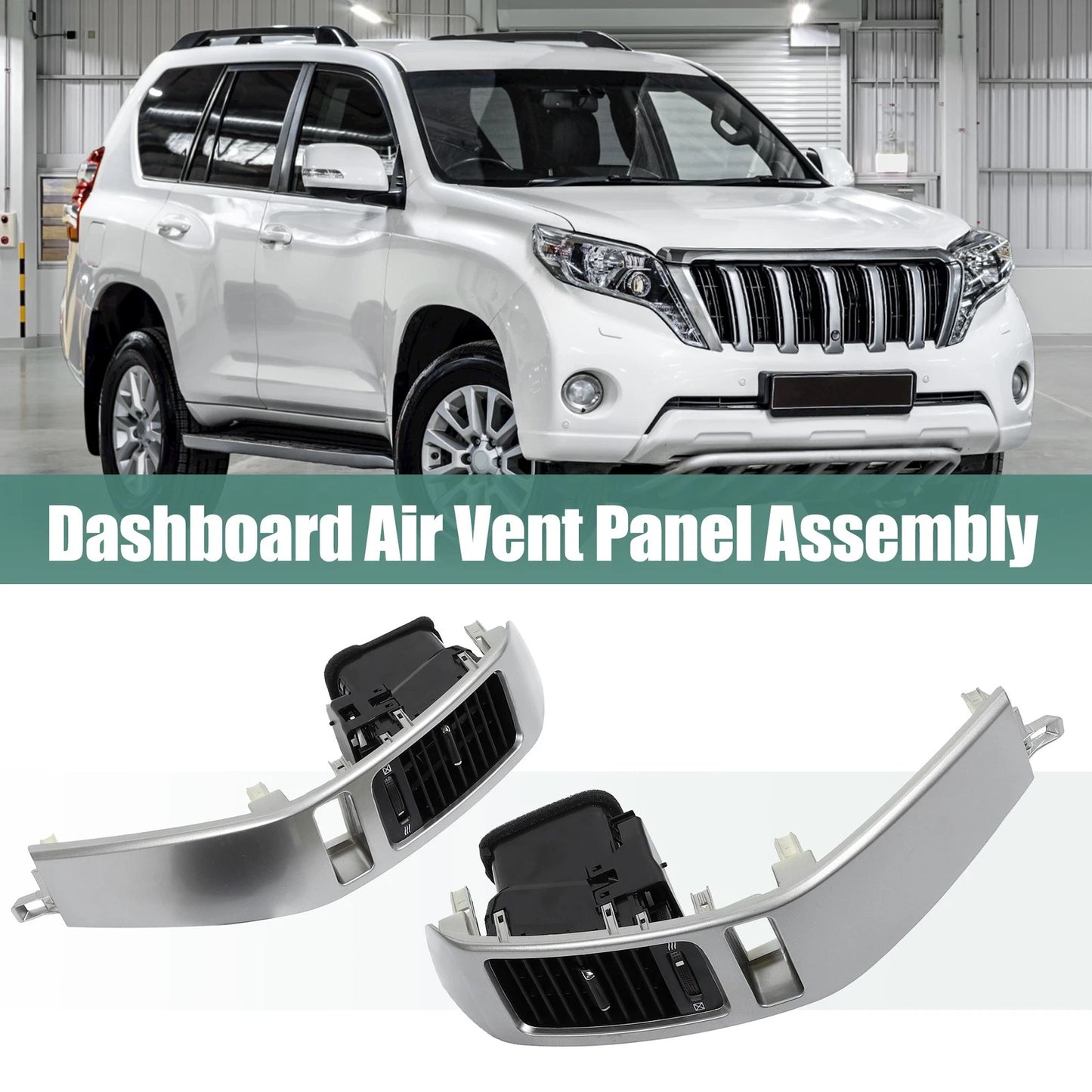 2 x Pair A/C Air Vent Outlet Panel Assembly for Toyota Land Cruiser Prado