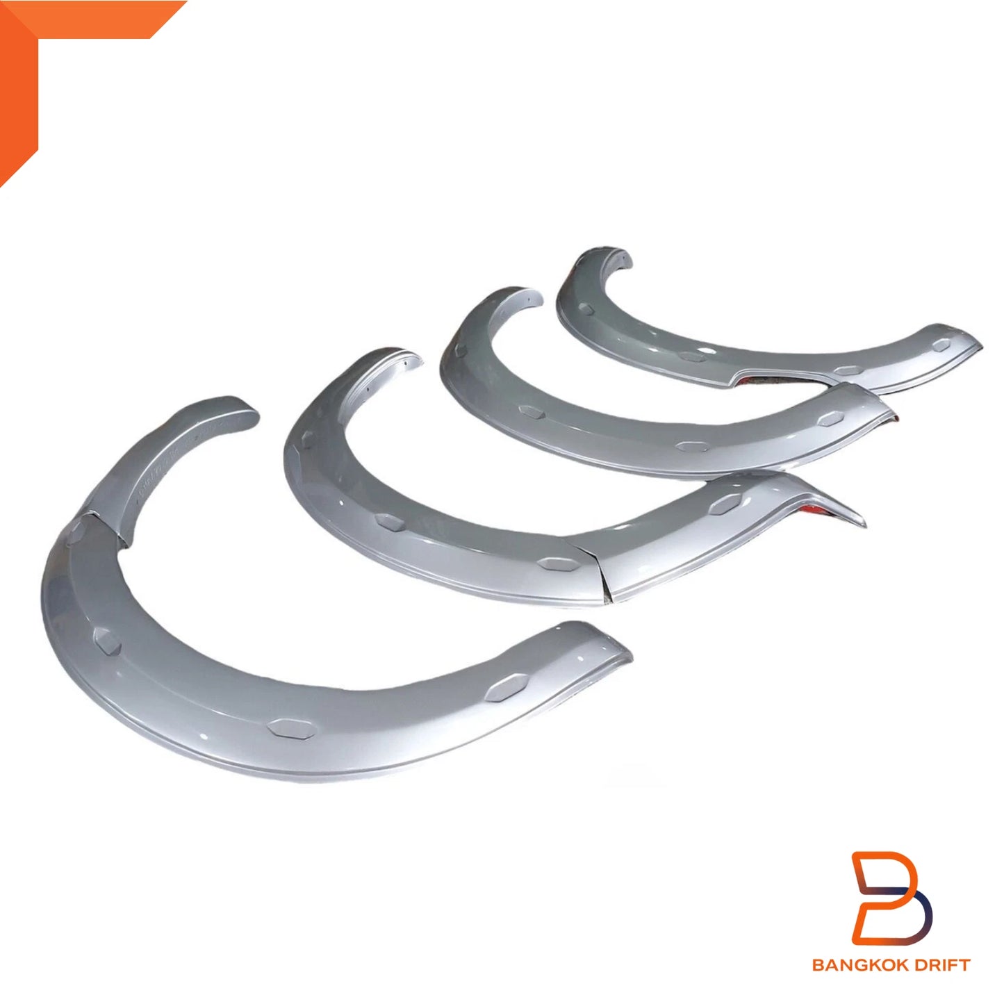 Silver Fender Flares for Isuzu D-Max Ute (2020-2023)