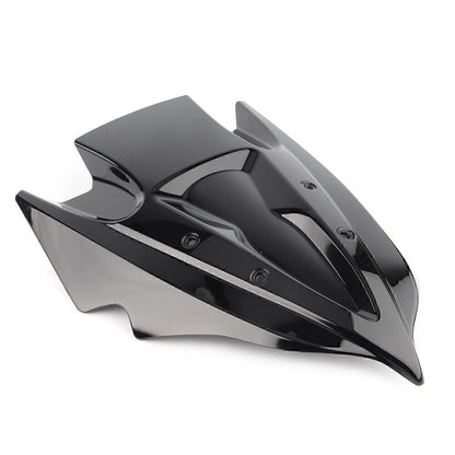 Double Bubble Windshield for Kawasaki Z250 Z300 (2013-2017) Black