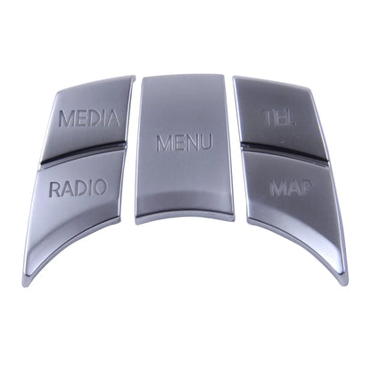5 x Multimedia Button Cover Trims for BMW 2 3 4 5 6 X5 X6 Series (2014-2023)