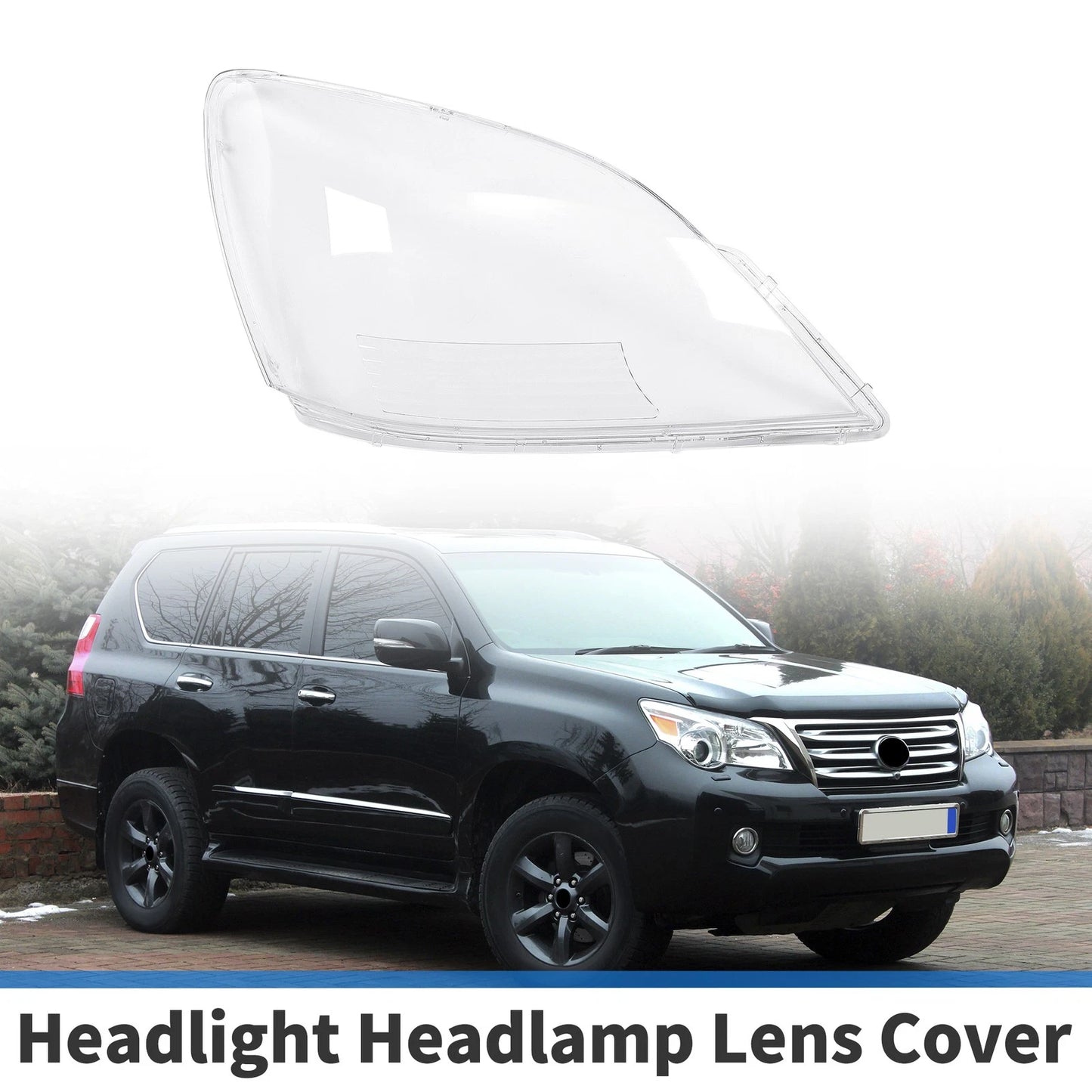 Car Front Right Headlight Lens Cover for Lexus GX470 (2003-2009)