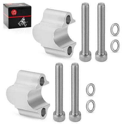 7/8'' Handlebar Risers Bar Clamp Kit for Can-Am/Honda/Kawasaki/Yamaha