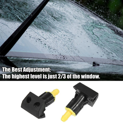 3 x Front Windshield Washer Nozzles for Nissan Tiida (2004-2014)