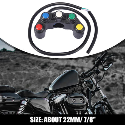Handlebar Switches Assembly / 7/8" for Motorcycle