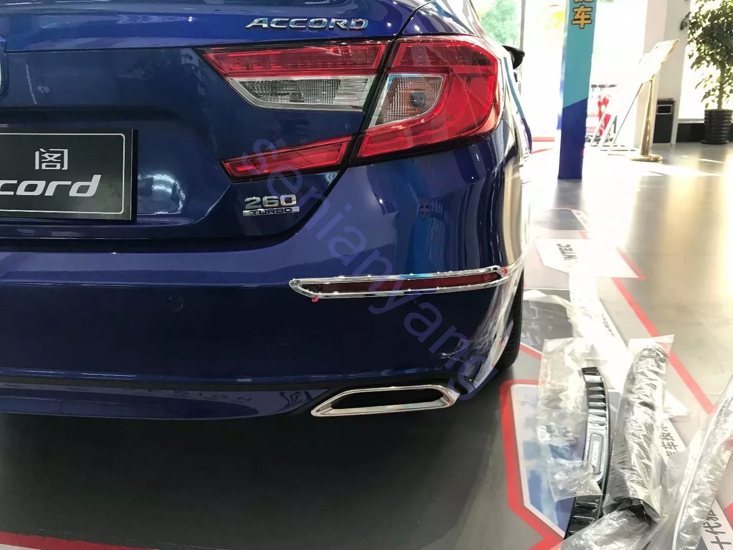 ABS Rear Fog Light Cover Trim for Honda Accord Sedan (2018-2021)