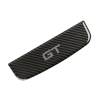 Carbon Fiber Interior Storage Box Trim Cover for Ford Mustang (2015-2019)