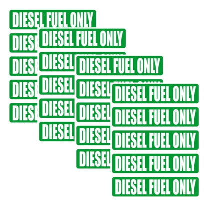 Diesel Fuel Only Vinyl Decal Sticker for 20X Turbo Waterproof Fuel Door