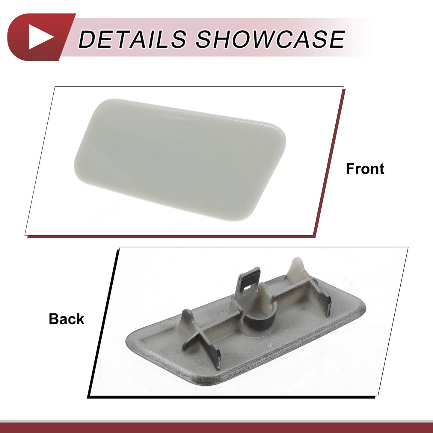 Front Left Washer Nozzle Cover for Lexus LX570 (2016-2021) - Unpainted 1 x Cap