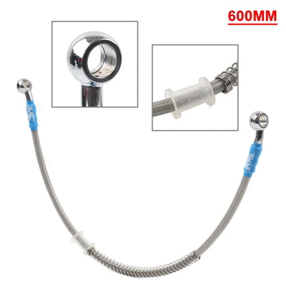 60cm DOT Motorcycle Braided Steel Brake Clutch Oil Hose Line Pipe for Bike
