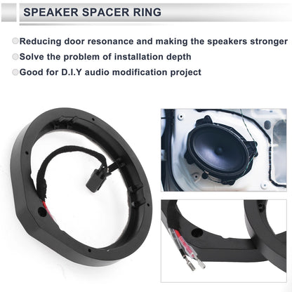 Tweeter Speaker Spacer Adaptor for Honda 13-24 6.5" (2013-2024)