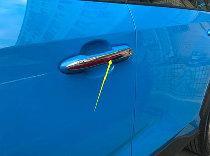 Chrome Door Handle Stripe Cover Trim for 2019-2023 Toyota RAV4 - 4PCS