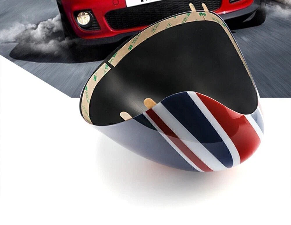 Door View Mirror Cover Red Blue for MINI Cooper F54 F55 F56 (2014-2019)