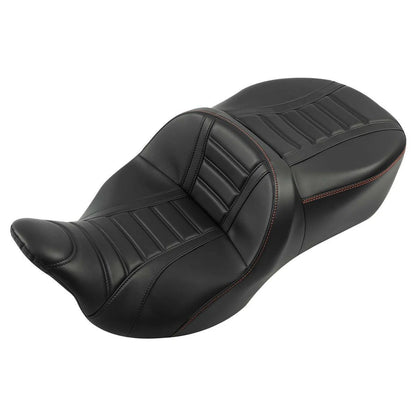 Rider Driver Passenger Seat 2-Up for Harley Touring CVO Tri Glide (2009-2023)
