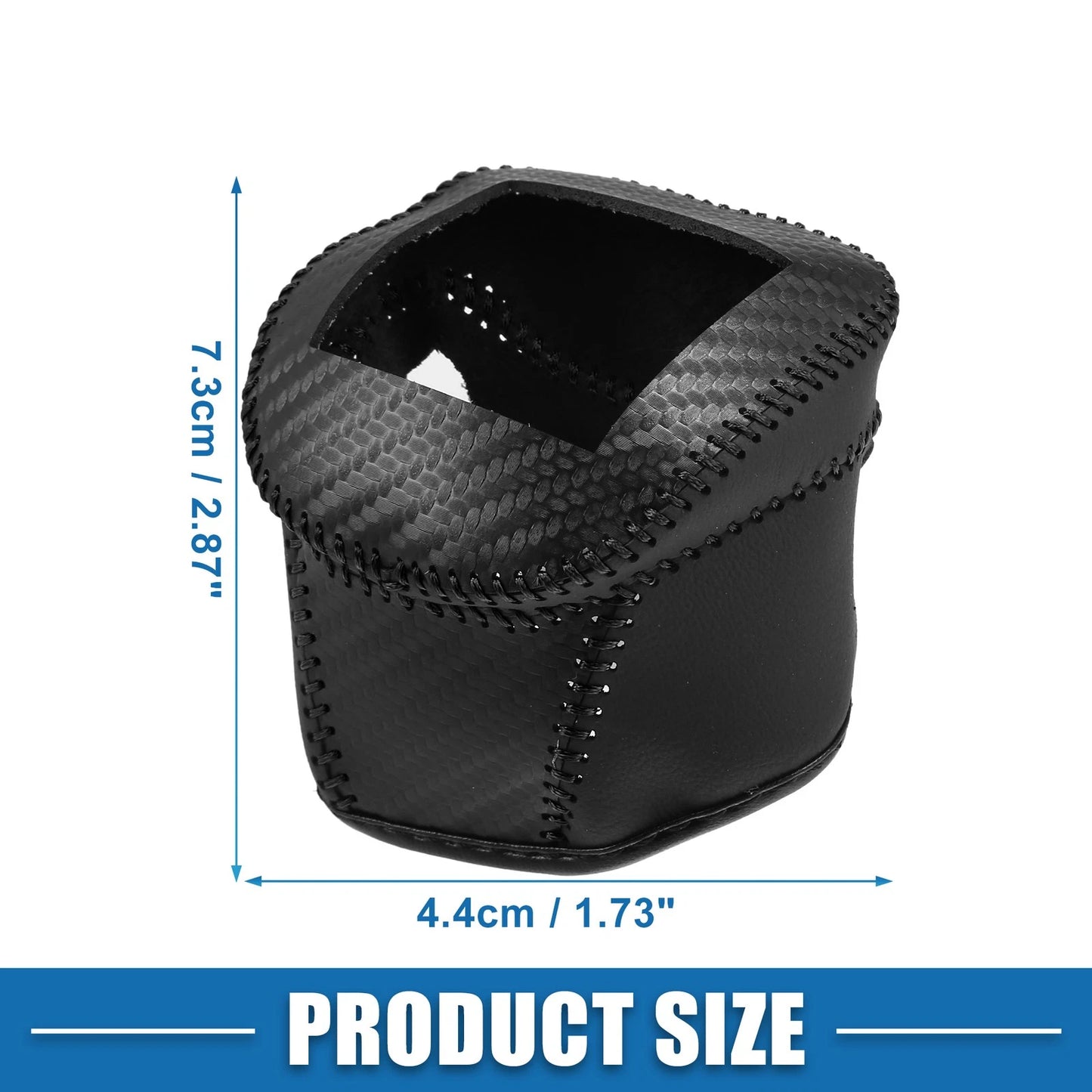 Gear Shifting Knob Cover for Nissan Rogue (2021-2023) PU Leather Black