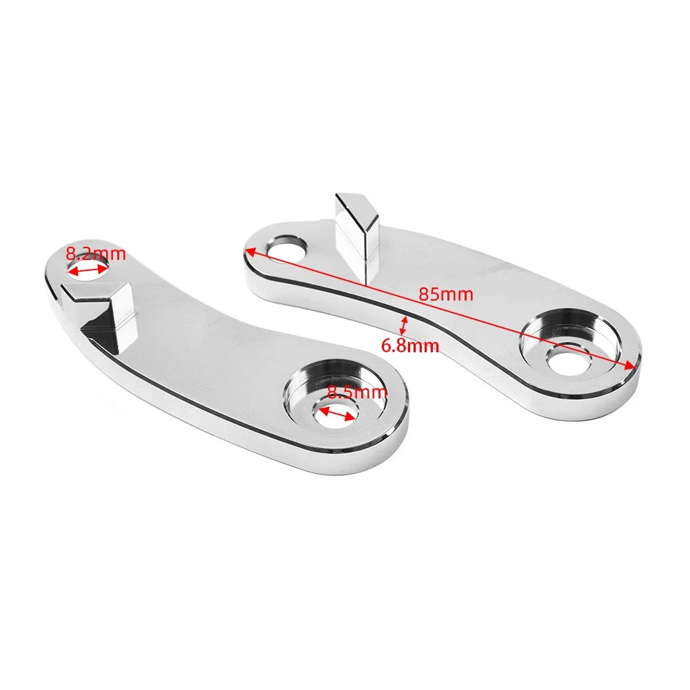 Turn Signal Mount Bracket Relocation Kit for Harley Softail Bad Boy Springer