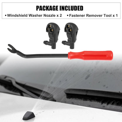 3pcs Front Windshield Washer Nozzle Kit for Chevrolet Cruze