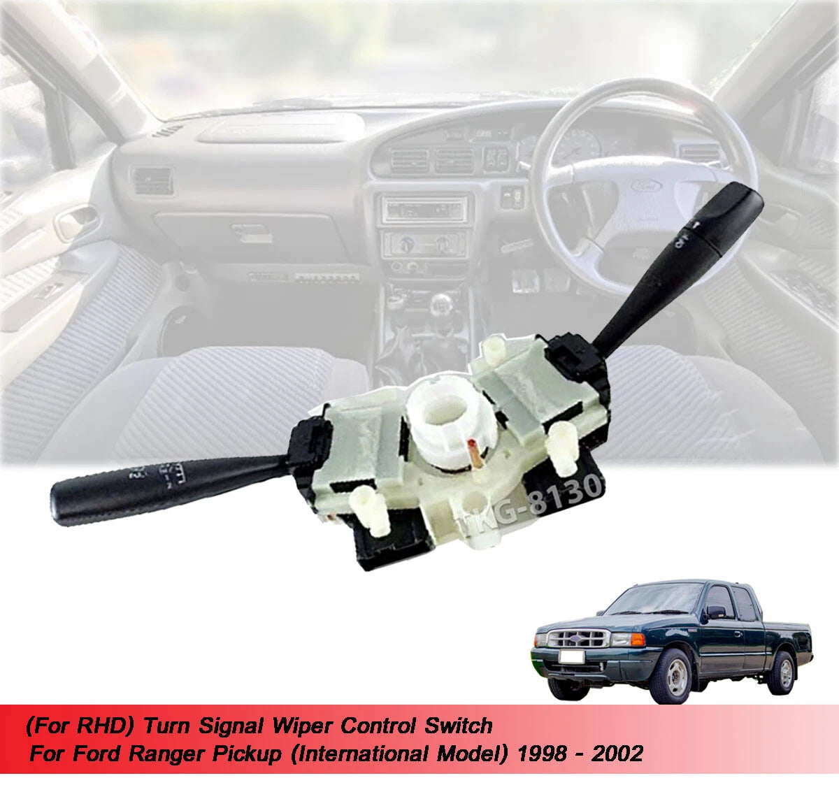 RHD Turn Signal Wiper Control Switch for Ford Ranger (1998-2002)
