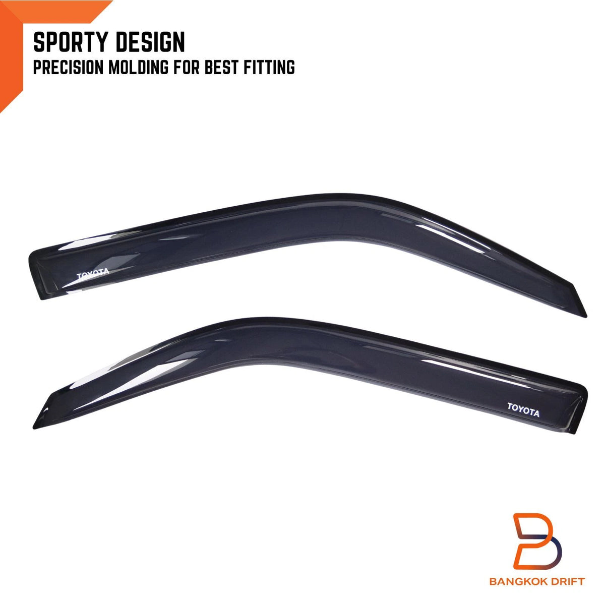 Weather Shield Window Visor Rain Guard for Toyota Hiace Commuter (2020-2025)