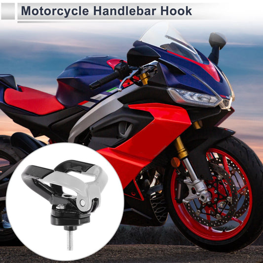 Butterfly-type Double Hooks Motorcycle Hanging Hook Black White for Make Model