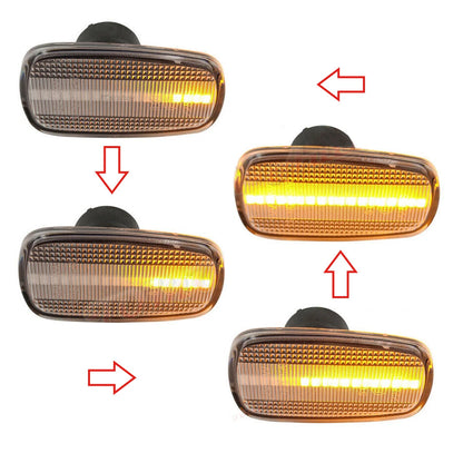 Dynamic Clear Lens LED Fender Side Marker Light for Scion xB (2004-2006)