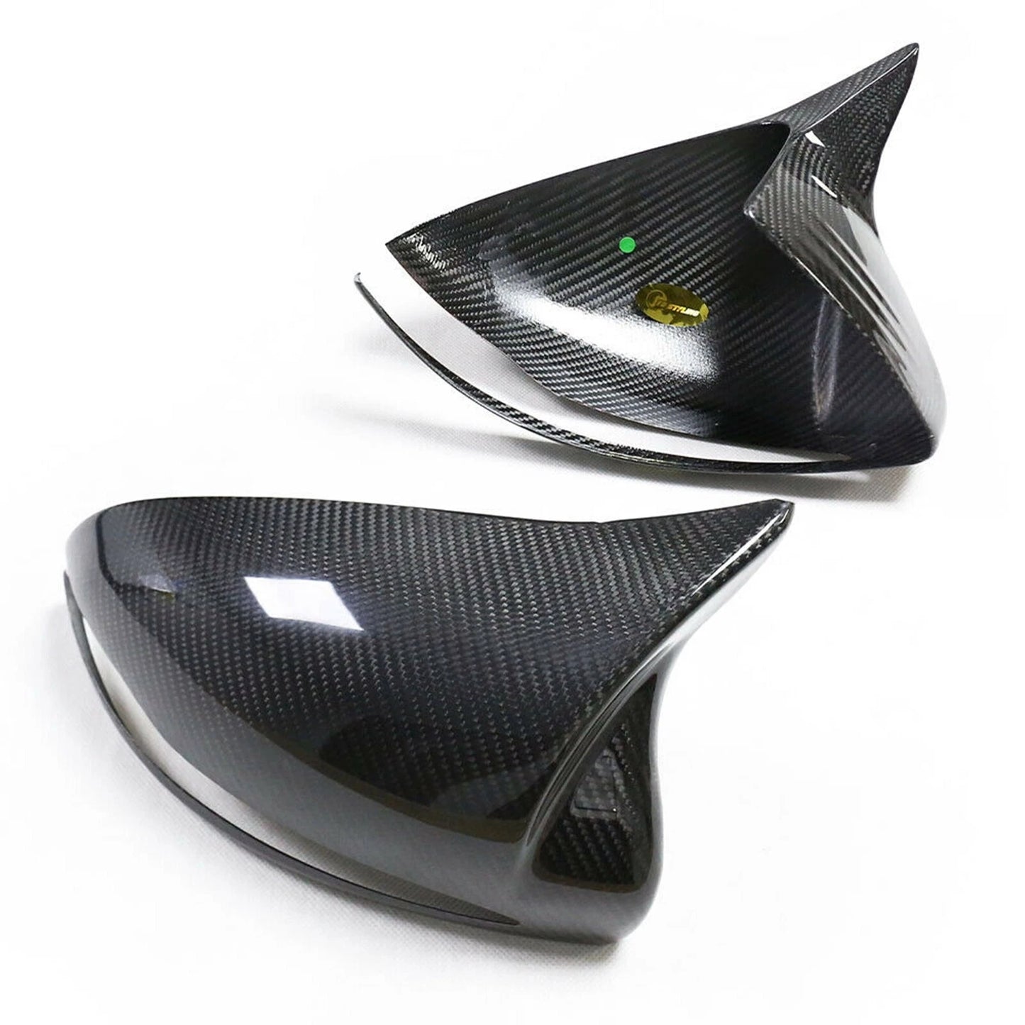 Carbon Fiber Rear Side Mirror Covers for Mercedes Benz W205 (2015-2023)