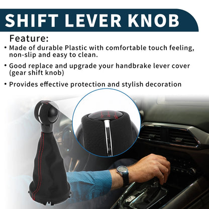 6 Speed Gear Shifter Knob & Cover for Mini Cooper F55 F56 (2014-2023)