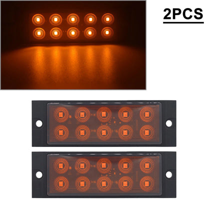 10 LED Side Marker Lamps for Car Bus Truck Trailer Lorry Tractor Motorhome