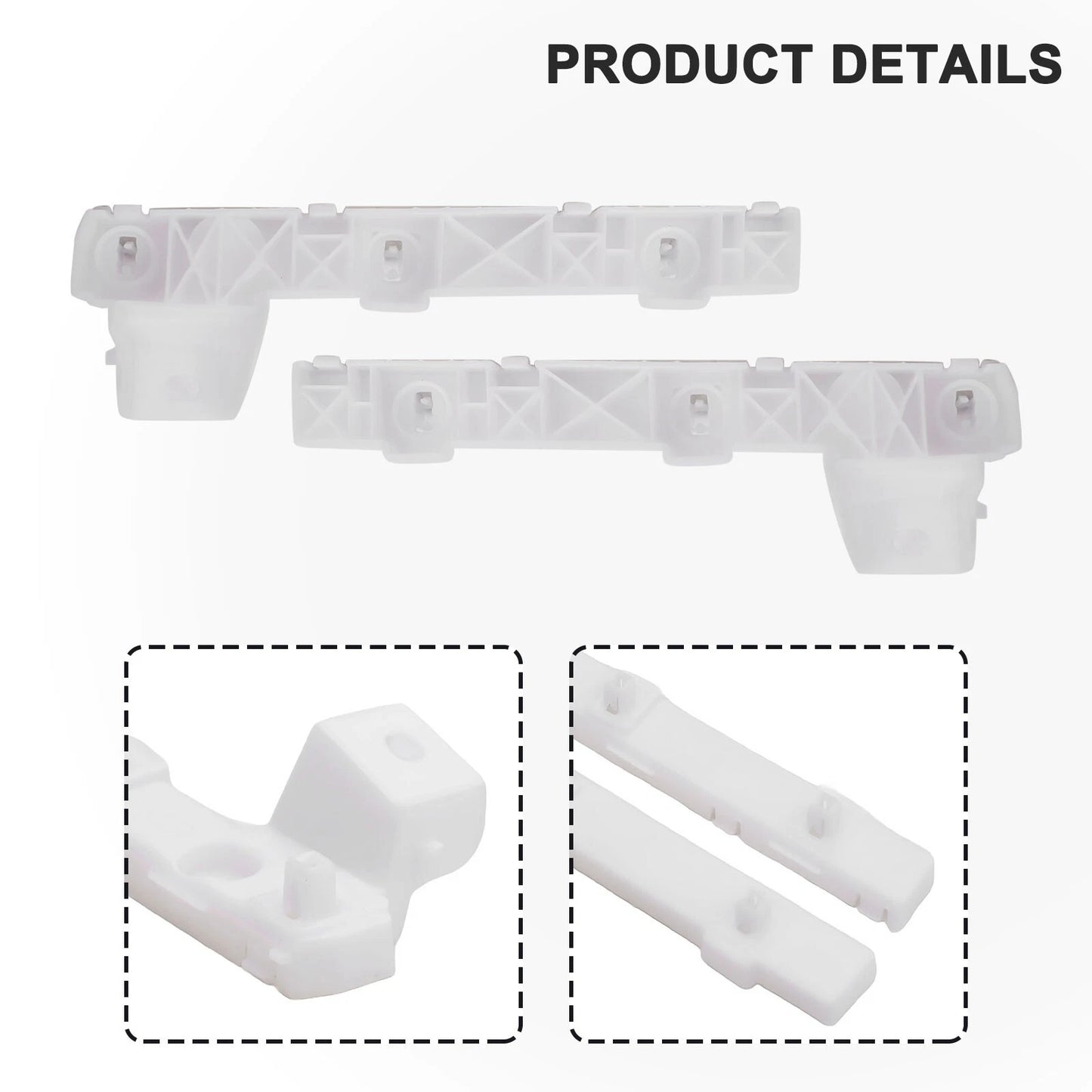 Front Bumper Bracket 2 x for Mitsubishi Lancer (2008–2017)