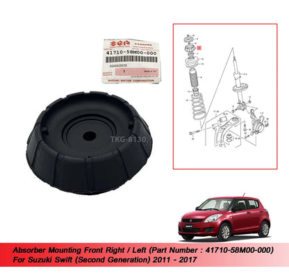 Absorber Mounting for Suzuki Swift (2011-2017)