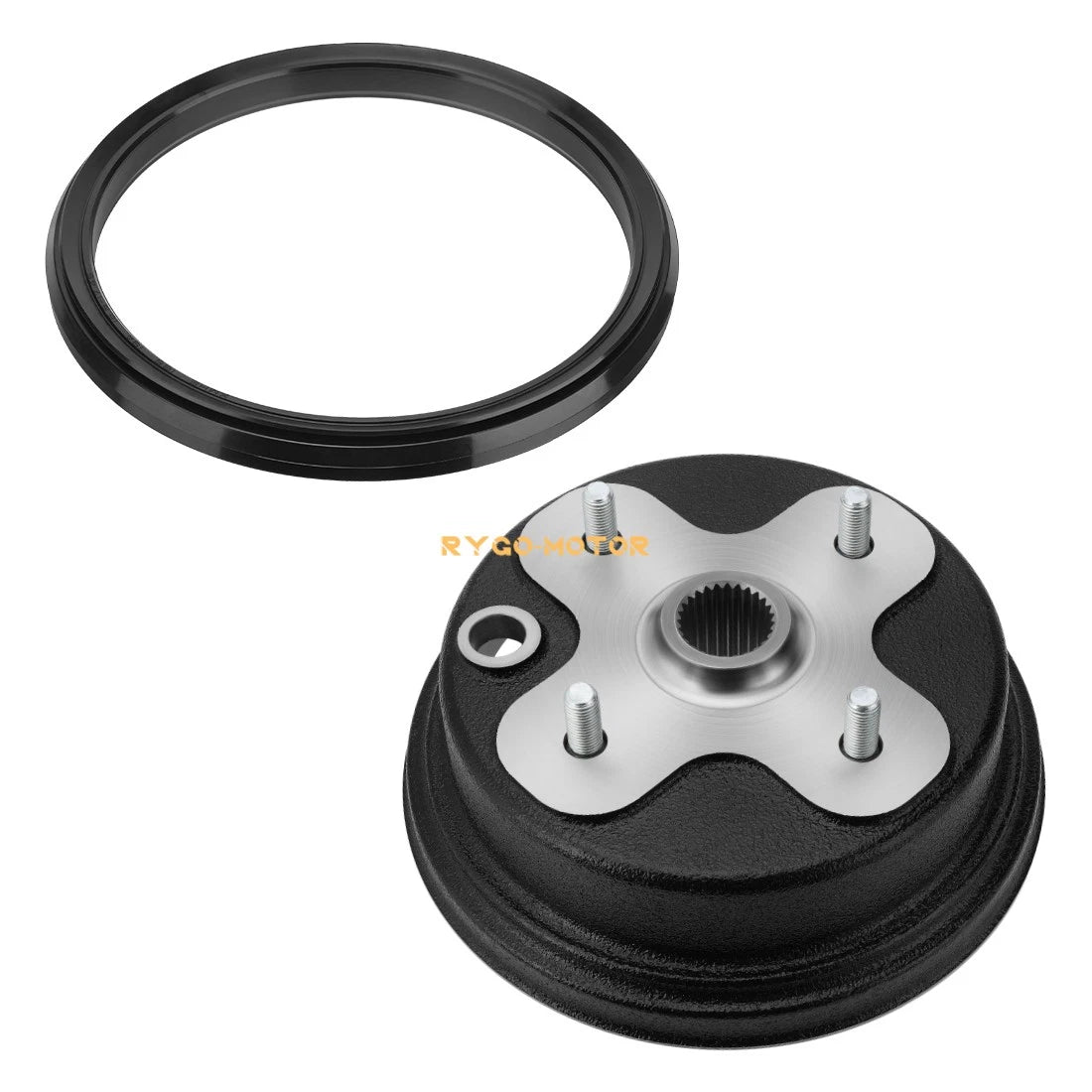 Rear Wheel Brake Drum Hub w/Seal for Yamaha Timberwolf 250 YFB250 (1992–1993)