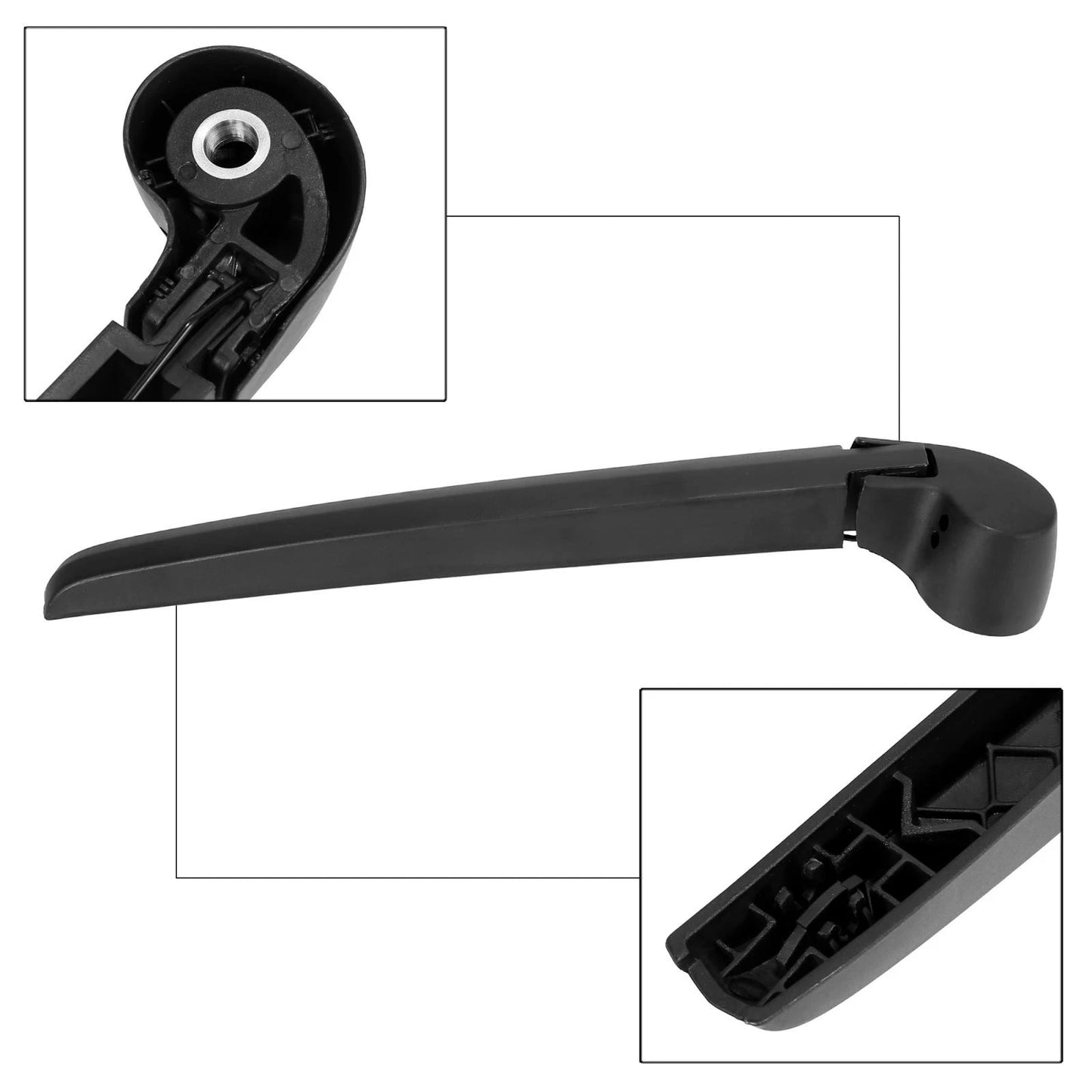 Rear Windshield Wiper Arm Set 350mm 14 Inch for Audi A1 (2010-2020)