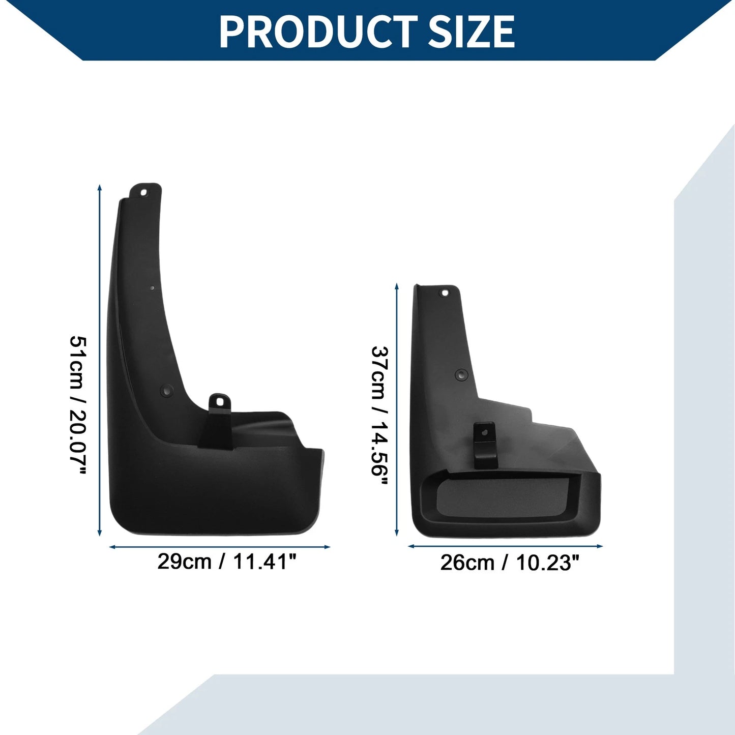 Mud Flaps Splash Guards 1 Set for Nissan Armada Patrol (2023)