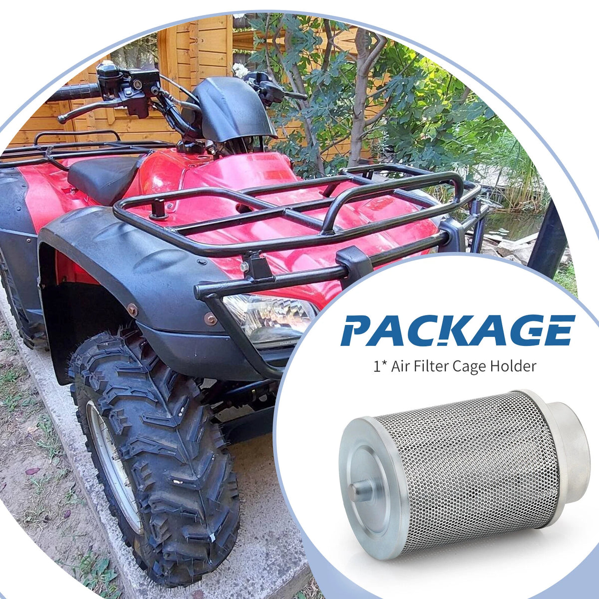 AIR FILTER CLEANER for Honda Rancher 400 TRX400 FA/FGA 2004-2007
