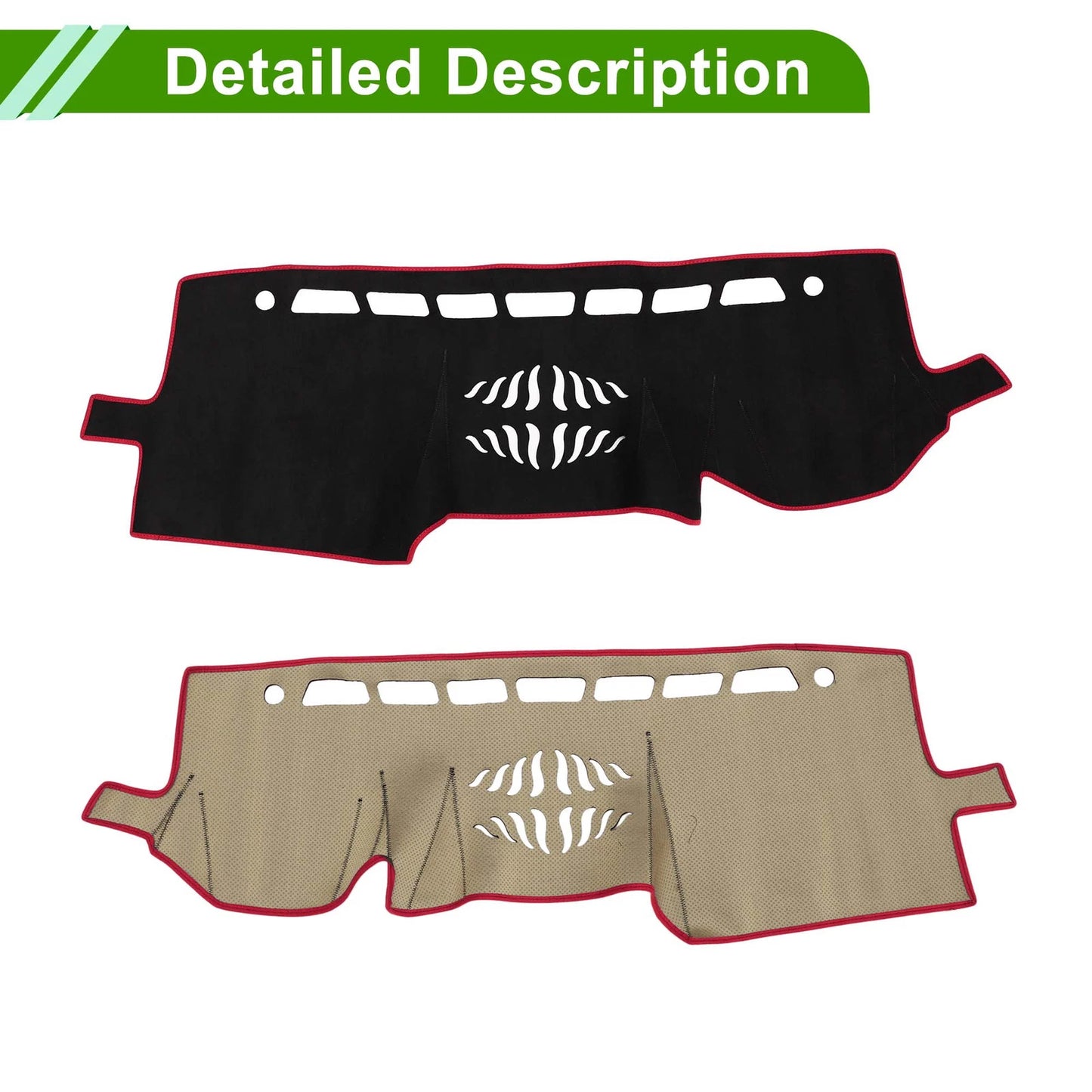 Dashboard Cover Mat for Toyota Land Cruiser Prado 150 Series (2010-2023)