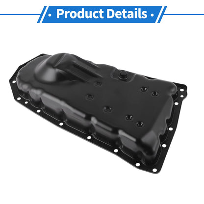 Engine Oil Pan for Nissan Altima 2017-2018 Aluminum Alloy Black