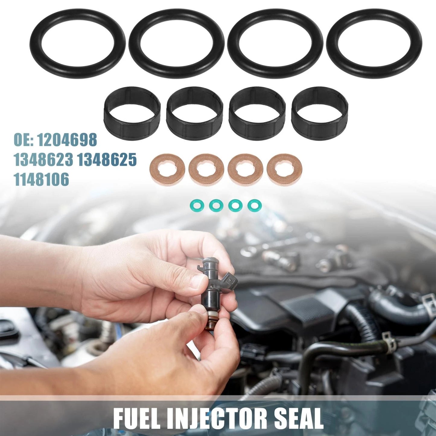 Fuel Injector Seal Set for Ford Fiesta (2001-2017)
